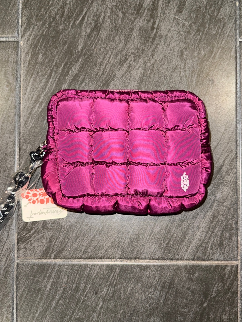 Free People Deep Mulberry Quilted Mini Case - Picture 11 of 11